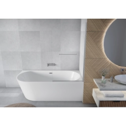 Parawan nawannowy składany jednoczęściowy z wieszakiem 80x140cm chrom PN017 SALIX SEVANTE