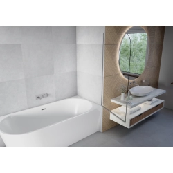 Parawan nawannowy składany jednoczęściowy 70x140cm chrom PN010 MERU SEVANTE