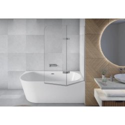 Parawan nawannowy składany dwuczęściowy 80x140cm chrom PN012 PICO SEVANTE