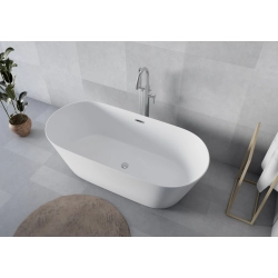 Wanna wolnostojąca owalna z syfonem 170x75x56cm FORNALUX WW005 SEVANTE