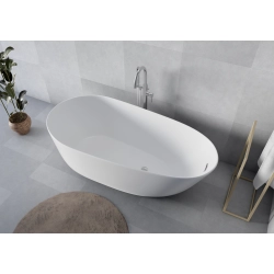 Wanna wolnostojąca owalna z syfonem 180x85x55cm SARANDA WW007 SEVANTE