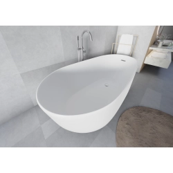 Wanna wolnostojąca owalna z syfonem 180x85x55cm SARANDA WW007 SEVANTE