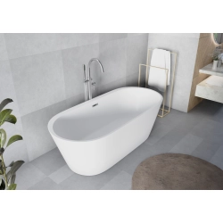 Wanna wolnostojąca owalna z syfonem 170x75x56cm APULIA WW008 SEVANTE