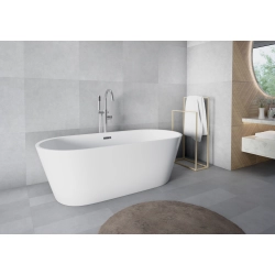 Wanna wolnostojąca owalna z syfonem 170x75x56cm APULIA WW008 SEVANTE