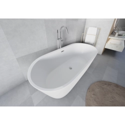 Wanna wolnostojąca owalna z syfonem 170x75x56cm APULIA WW008 SEVANTE