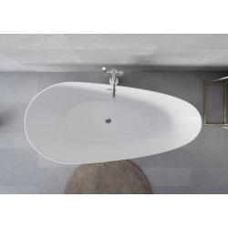 Wanna wolnostojąca owalna z syfonem 170x75x56cm LIVARNO WW010 SEVANTE