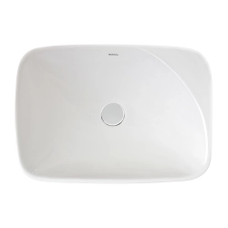 Umywalka nablatowa 57x40x12,5cm biała U026 TIRSO SEVANTE
