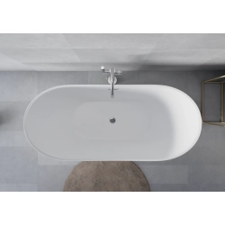 Wanna wolnostojąca owalna z syfonem 180x77x76cm LAGUNA WW020 SEVANTE