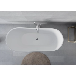 Wanna wolnostojąca owalna z syfonem 170x75x72cm OTTONE WW023 SEVANTE