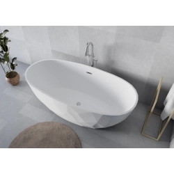 Wanna wolnostojąca owalna z syfonem 170x75x58cm MARBEL WW024 SEVANTE