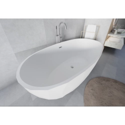 Wanna wolnostojąca owalna z syfonem 170x75x58cm MARBEL WW024 SEVANTE