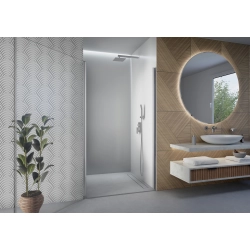 Drzwi prysznicowe do wnęki uchylne 70x190cm chrom SW095 SAKURA SEVANTE