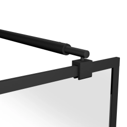 Ścianka prysznicowa walk-in 90x195cm czarna SP007 BROMO SEVANTE