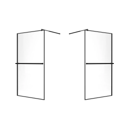 Ścianka prysznicowa walk-in 90x195cm czarna SP007 BROMO SEVANTE