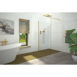 Ścianka prysznicowa walk-in 100x195cm złota SP013 COLIMA SEVANTE