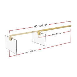 Ścianka prysznicowa walk-in 100x195cm złota SP013 COLIMA SEVANTE