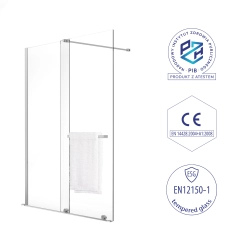 Ścianka prysznicowa walk-in 100x195cm chrom SP040 ERIS SEVANTE