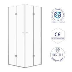 Kabina prysznicowa kwadratowa 90x90cm chrom KB015 IWAKI SEVANTE