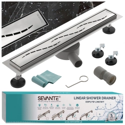 Odpływ liniowy obrotowy 120...